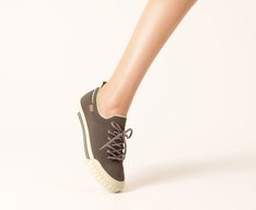 Tênis Knit Alê Cinza