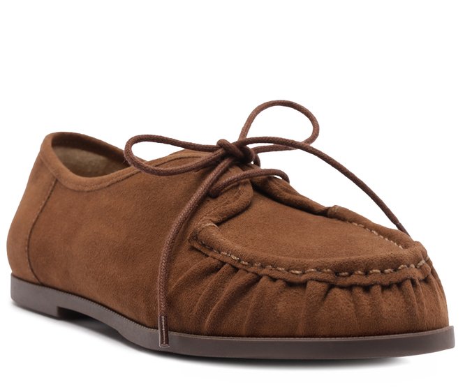 Mocassim Tradicional Com Amarração Marrom