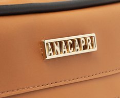 Bolsa Tiracolo Estruturada  Marrom Grande