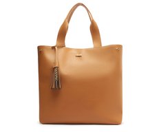 Bolsa Shopping Grande Maxi Barbicacho Marrom Canela