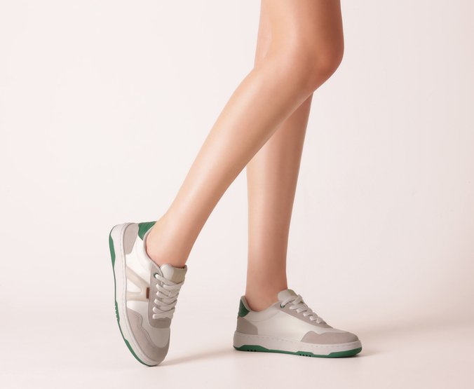 Tênis AC1119 Cinza e Verde