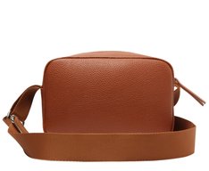 Bolsa Tiracolo Média Fita Marrom