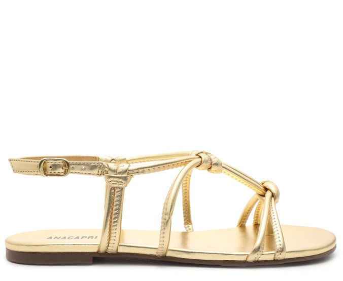 sandalia dourada