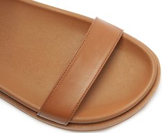 Papete Casual Tira Única Marrom