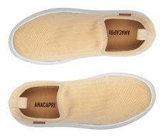 Tênis Slip On Nude Sola Alta Knit
