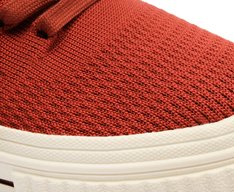 Tênis Knit Sola Alta New Alê Vermelho