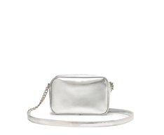 Bolsa Tiracolo Pequena Essencial Prateada