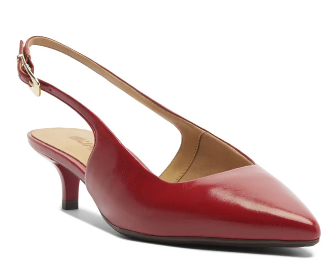 Scarpin Salto Fino Vermelho