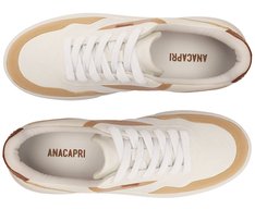 Tênis Luiza Sola Alta Branco e Marrom