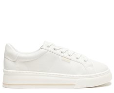 Tênis Flatform Branco Com Detalhe na Sola