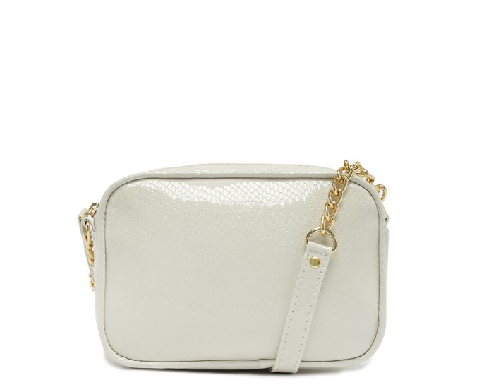 Bolsa Tiracolo Pequena Essencial Bege Off