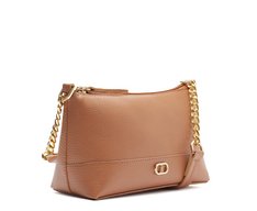 Bolsa Tiracolo Pequena Floater Corrente Marrom