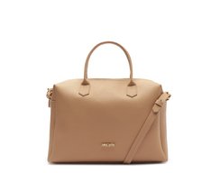 Bolsa Tote Média Arredondada Bege
