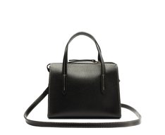 Bolsa Tote Média Pespontos Preta