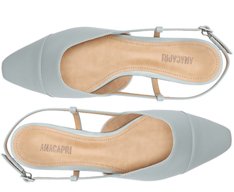 Sapatilha Slingback Ponta Azul