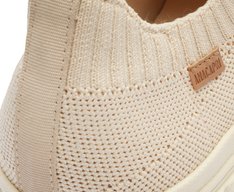 Tênis Slip On Sola Alta New Alê Knit Branco
