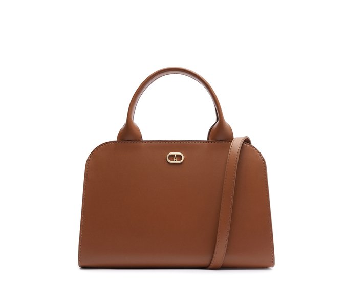Bolsa Tote Média Estruturada Marrom