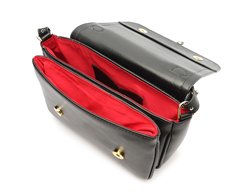 Bolsa Tiracolo Média Divisórias Vitória Preta