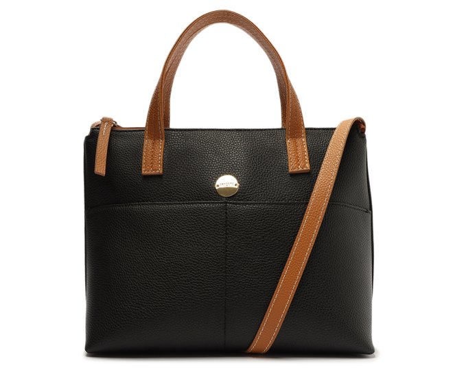 Bolsa Tote Média Lilia Preta