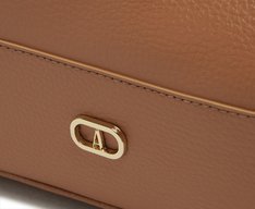 Bolsa Tote Média Com Necessaire Bicolor Marrom