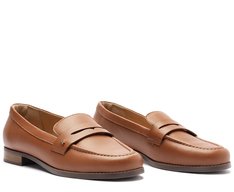Mocassim Com Pala Aplicação A Marrom
