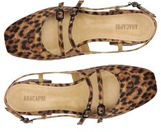 Sapatilha Boneca Slingback Verniz Milena Animal Print