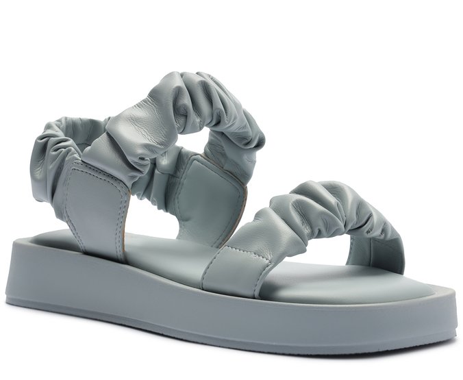 Papete Tiras Scrunchie Glória Azul