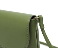 Bolsa Tiracolo Média Dome Verde