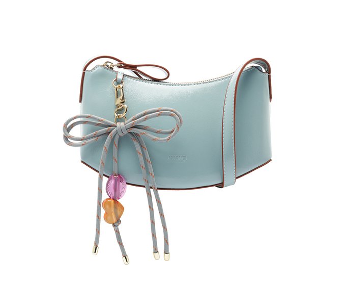 Bolsa Tiracolo Pequena Gummy Azul
