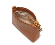 Bolsa Tiracolo Pequena Corrente Marrom