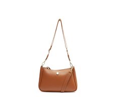Bolsa Tiracolo Média Cápsula Marrom