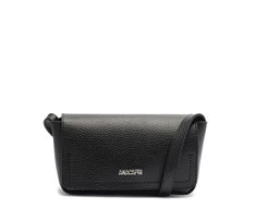Bolsa Tiracolo Pequena Retangular Minimal Preta