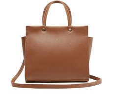 Bolsa Tote Pequena Velvet Marrom