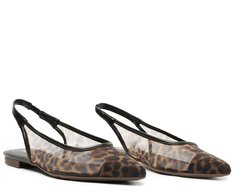 Sapatilha Slingback Telinha Animal Print