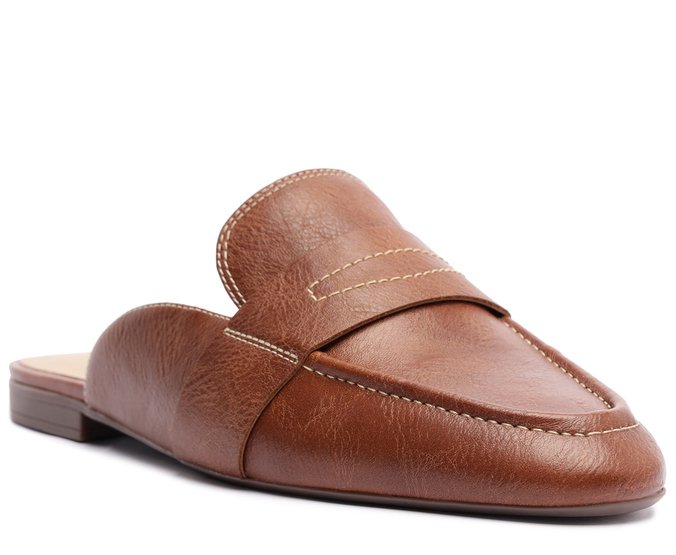 Mule Liso Monocolor Marrom