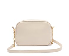 Bolsa Crossbody Média Branca Matelassê Zig Zag