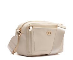 Bolsa Tiracolo Média Floater Gorgurão Bege