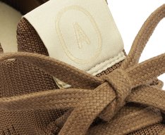 Tênis Knit Sola Alta New Alê Marrom