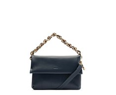 Bolsa Tiracolo Pequena Cordão Tricolor Azul