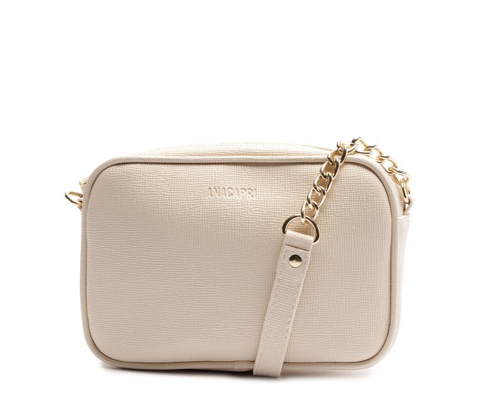 Bolsa Tiracolo Pequena Essencial Bege
