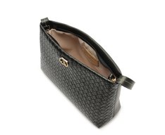 Bolsa Tiracolo Média Tresse Veneta Preta