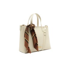 Bolsa Tote Média Itacare Lenço Branca