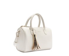 Bolsa Tote Média Arredondada Branca