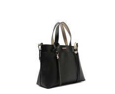 Bolsa Tote Média Bag Charm Preta