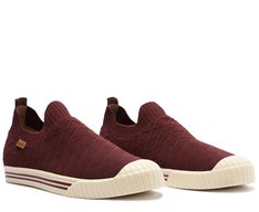 Tênis Slip On Knit Texturizado Roxo