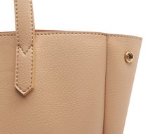 Bolsa Shopping Grande Minimal Bege