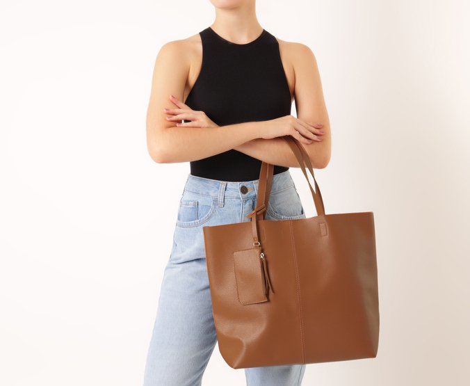 Bolsa Shopping Grande Floater Marrom