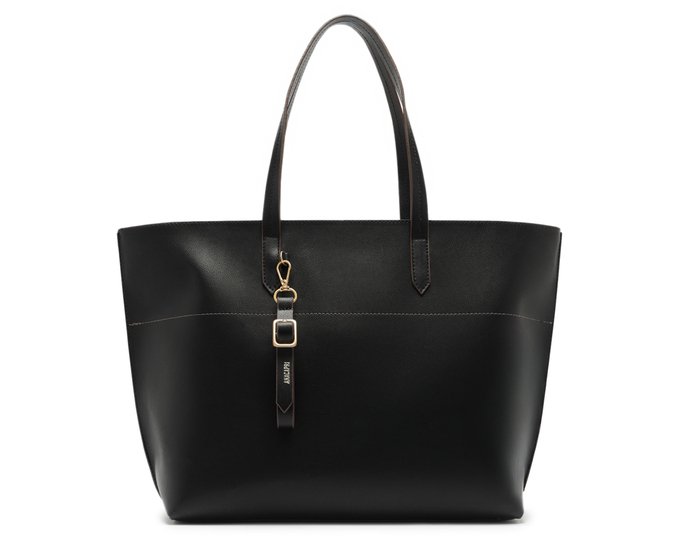 Bolsa Shopping Grande Chaveiro Preta