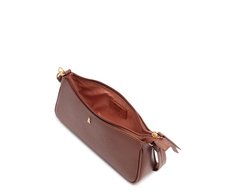 Tiracolo Pequena Bag Charm Marrom Caramelo