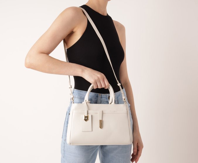 Bolsa Tote Grande Vitória Branca